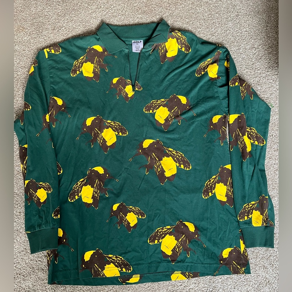 Golf Wang Zip Up green Bee Polo from Golf Wang 2018